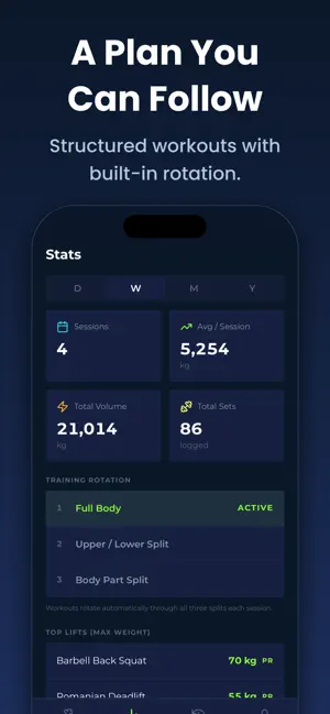 MoveIron: Workout Progression screenshot 4