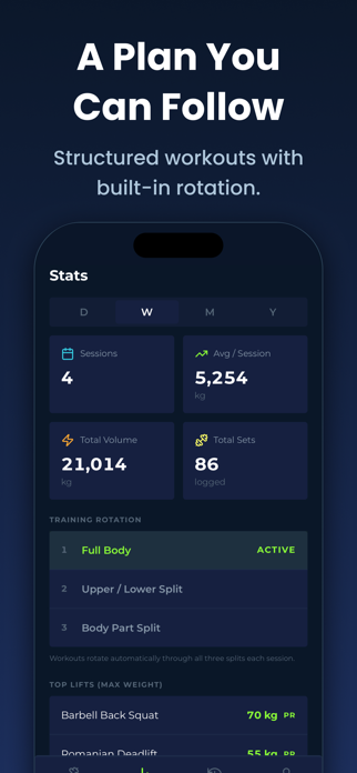 MoveIron: Workout Progression Screenshot 4 of 7