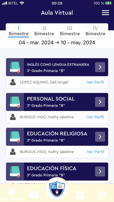 Colegio Virgen de Guadalupe Screenshot