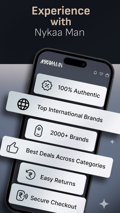 Nykaa Man-Men's Shopping App Screenshot