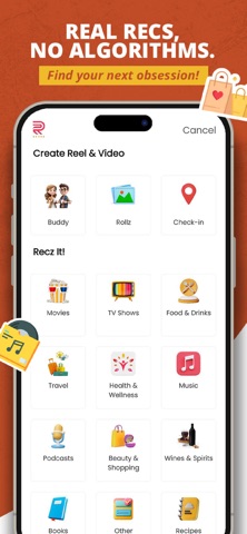 Recz: Recommend, Connect, Vibe Screenshot 3 of 7