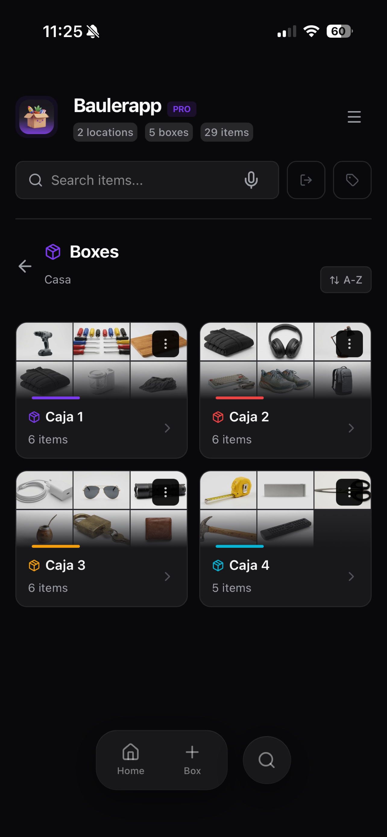 Baulerapp: Home Inventory