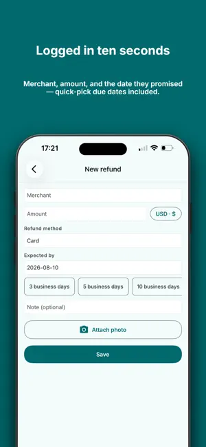 RefundHound: Refund Tracker screenshot 2