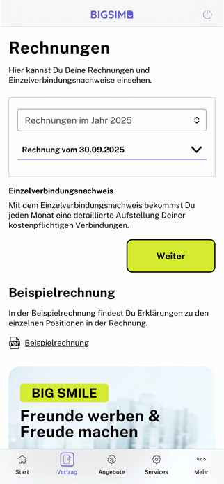 BIGSIM Servicewelt Screenshot 2 of 4