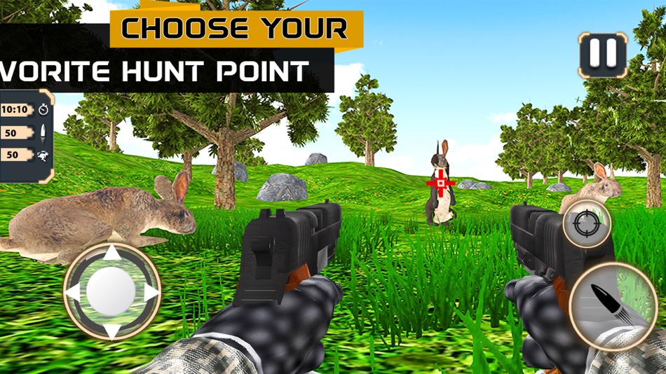 #3. Double Guns Rabbit Hunting 3D (iOS) โดย: muhammad tahir ul nasir