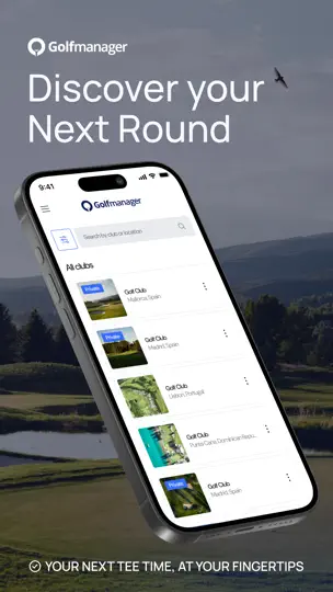 Captura de pantalla de Golfmanager en iPhone 1