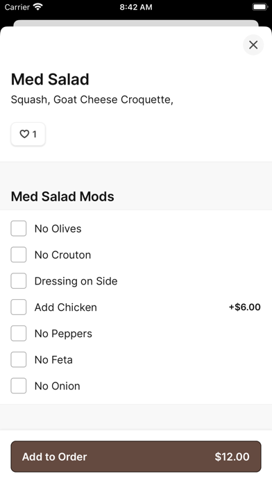 Fox's Den iPhone screenshot 4 - Food & Drink app