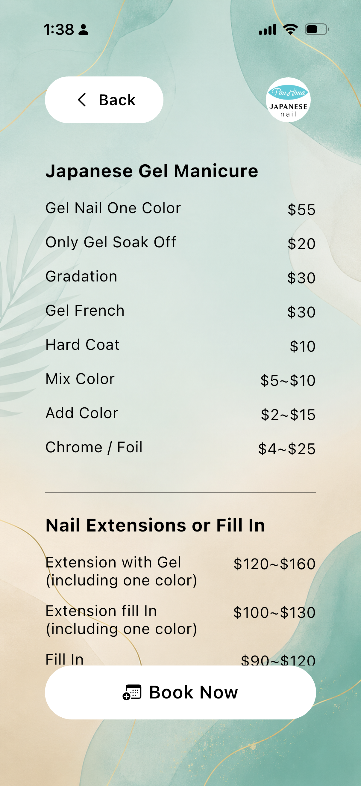 Pauhana Japanese Nail screenshot 6