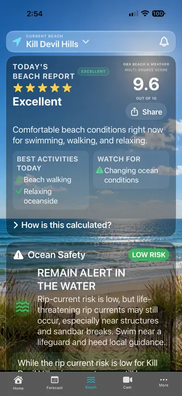 OBX Beach & Weather screenshot 3 of 10