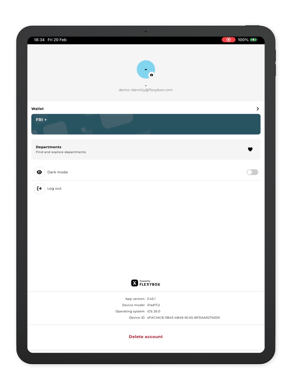 iPad screenshot