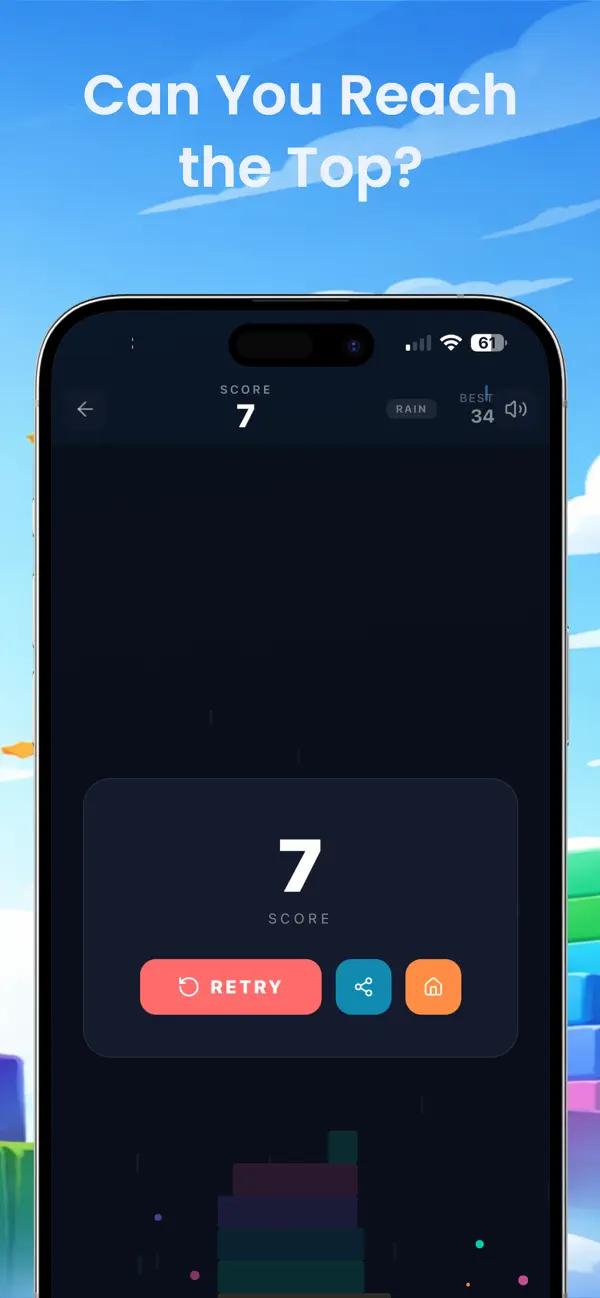 #4. Stacko: stack it up! (iOS) Podle: Digital Asset S.r.l.