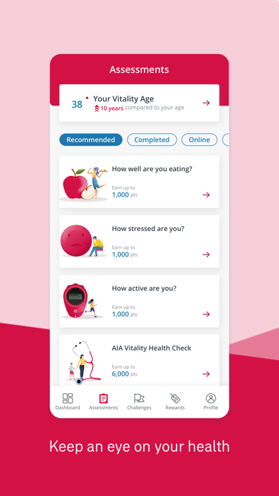 AIA Vitality Indonesia Screenshot