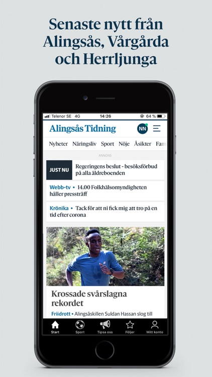 Alingsås Tidning screenshot-0