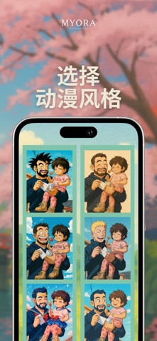 照片转动漫 · MYORA screenshot