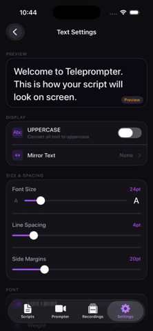 提词器: 台词与录像 screenshot