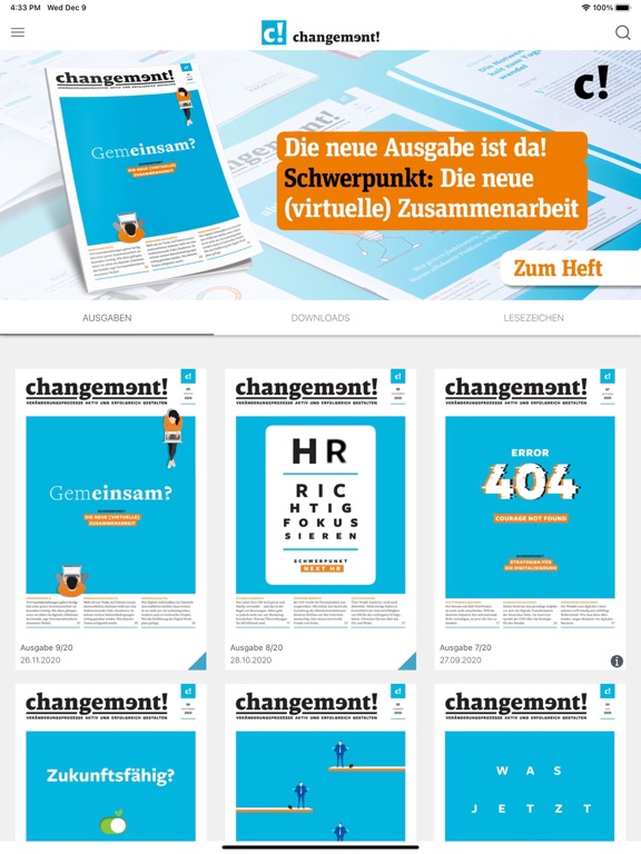 Screenshot #5 pour changement - das Magazin