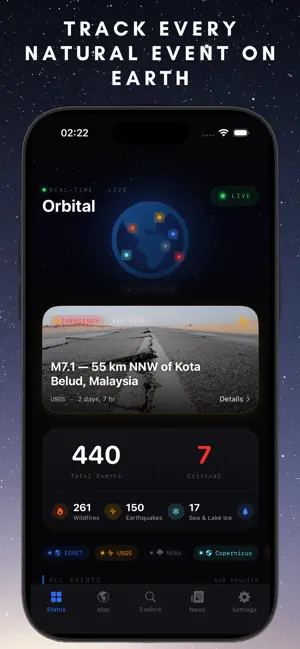 Orbital: Earth Monitor screenshot 2