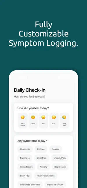 SymAura: Symptom Tracker screenshot 2