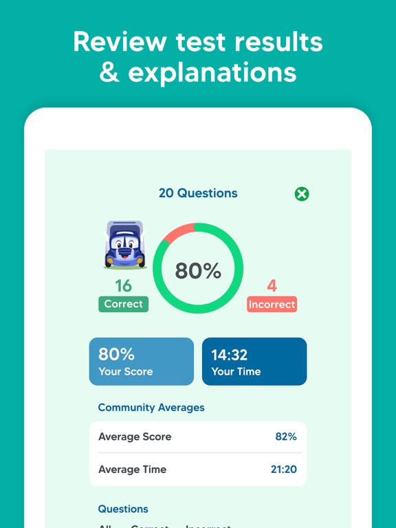 Screenshot #6 pour Test de Préparation CDL 2025