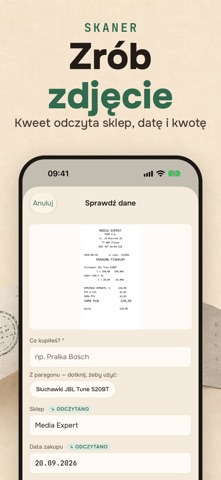 Kweet: paragony i gwarancje screenshot 2