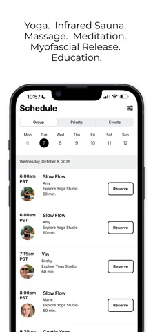 Explore Yoga Studio screenshot