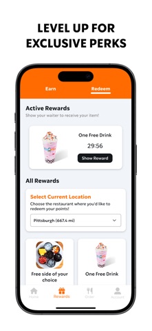 Bigz Boba Rewards iPhone screenshot