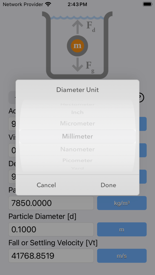 #3. Stokes Law Calculator (iOS) 由: Nitrio