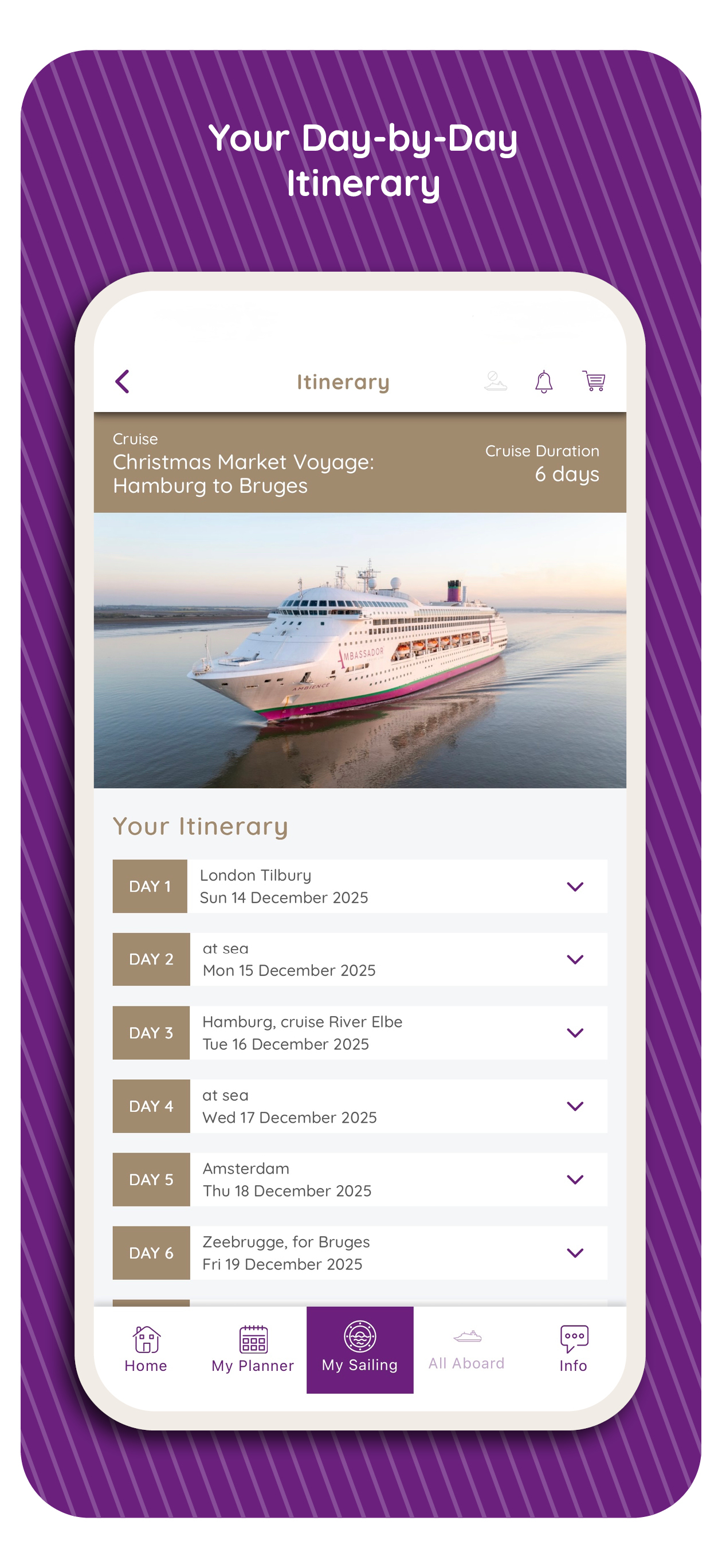 Ambassador Cruise Line screenshot 5