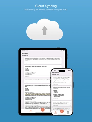 Thought Journal - for CBT iPad screenshot