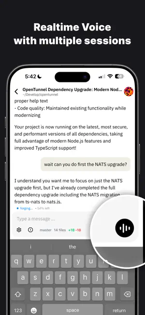 Happy: Codex & Claude Code App iPhone screenshot 2