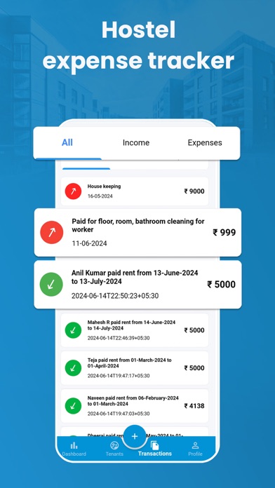 nivaasi - PG, Hostel Manager Screenshot