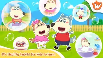 Wolfoo Good Habit Healthy Life Screenshot