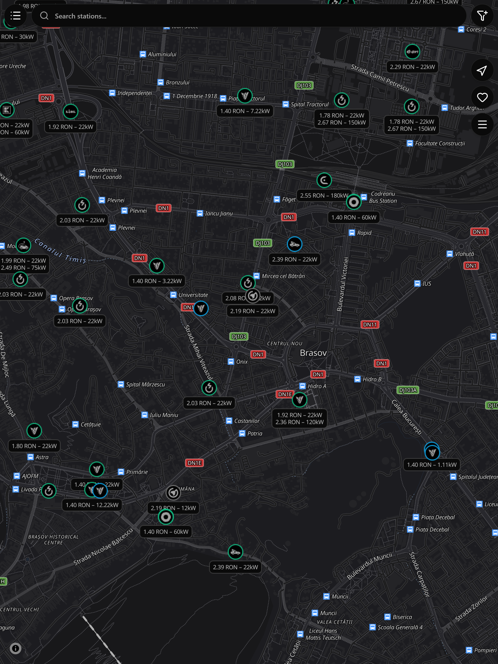 AmpWhere - EV Charging Map