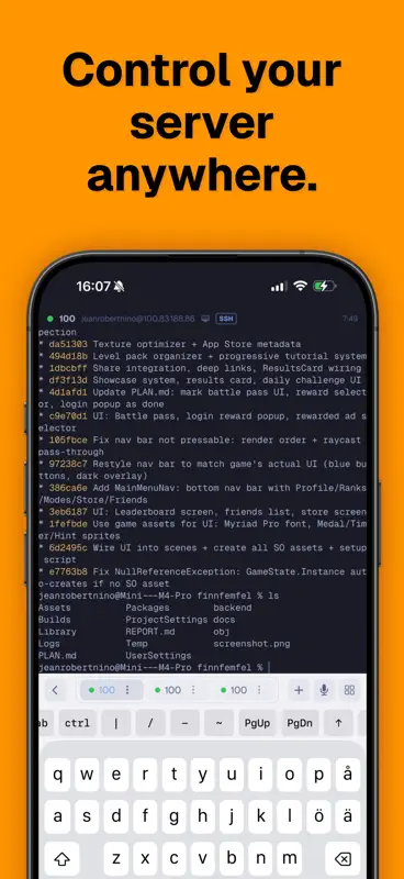 Pling: SSH Client & SFTP screenshot 7 of 8