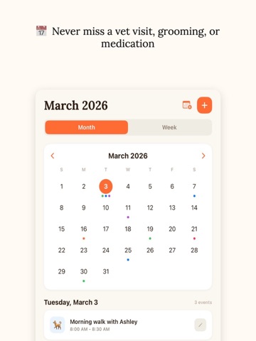 DoggyDays - Smart Dog Care iPad screenshot