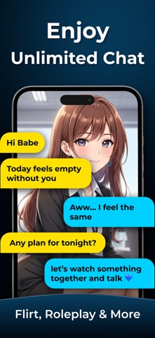 Hi - Ai Character Chat App iPhone screenshot