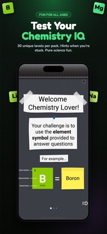 Periodic Table Chemistry Quiz iPhone screenshot