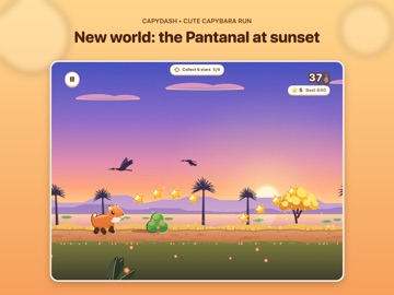 CapyDash: Cute Capybara Run iPad screenshot