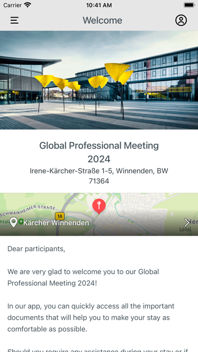 Kärcher Event Screenshot
