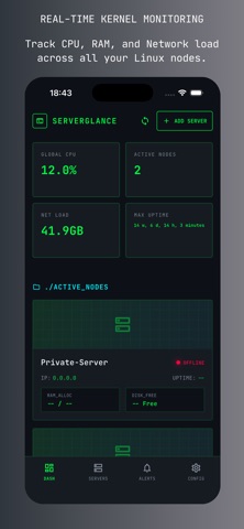 ServerGlance: SSH Monitor screenshot