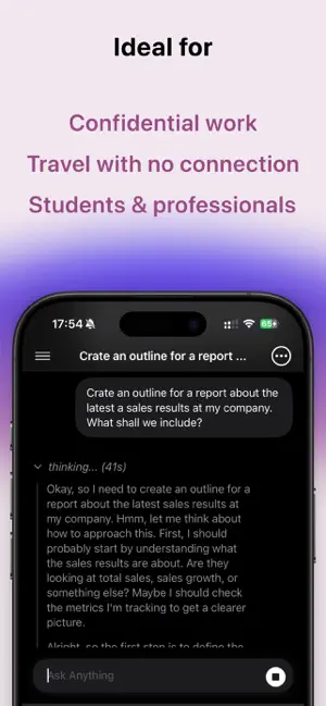 ZeroChat - Offline AI Chat screenshot 2
