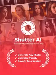 shutter ai image generator ipad resimleri 1