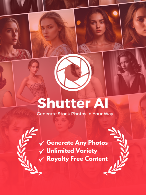 Shutter AI Image Generator iPad screenshot 1 - Photo & Video app