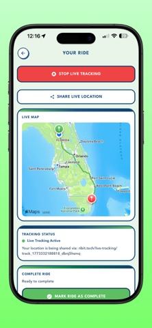 Ribit - Share rides Screenshot 5 of 6