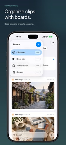 Copia: Clipboard Manager Screenshot 2 of 5