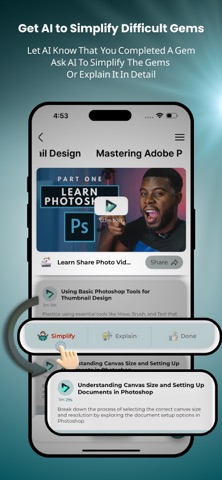Tahu: AI YouTube Study Planner iPhone screenshot