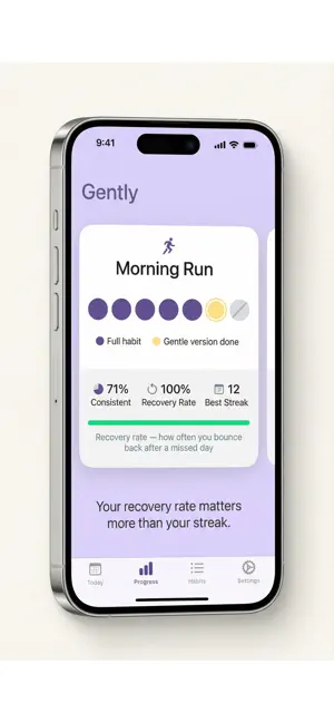 Gently: Habit Tracker screenshot 1