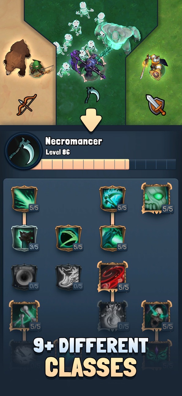 Eternal Hero: Action RPG iOS Mod IPA screenshot 3 - iOS game interface