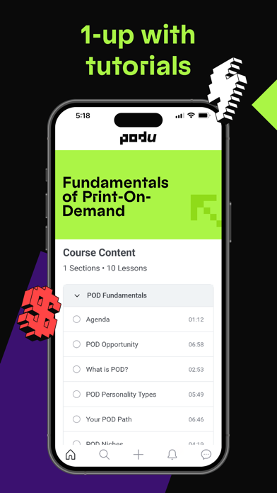 POD University iPhone screenshot 5 - Social Networking app