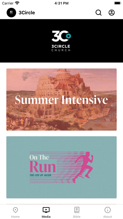 3Circle Church App Screenshot
